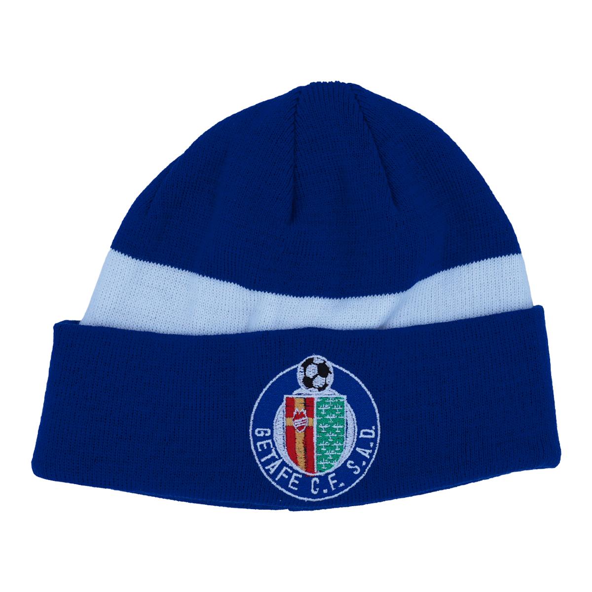 Gorro lana azul y blanco