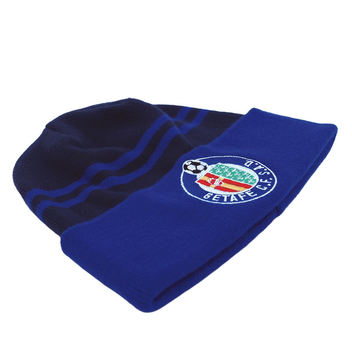 Gorro Azul Lana Escudo Bordado
