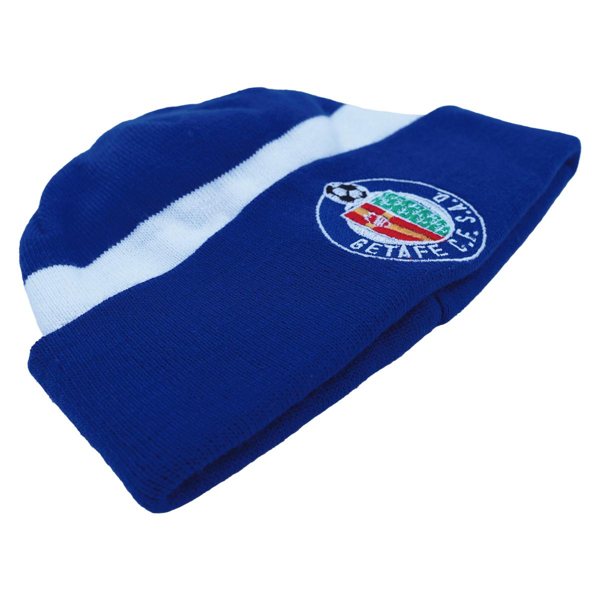 Gorro lana azul y blanco