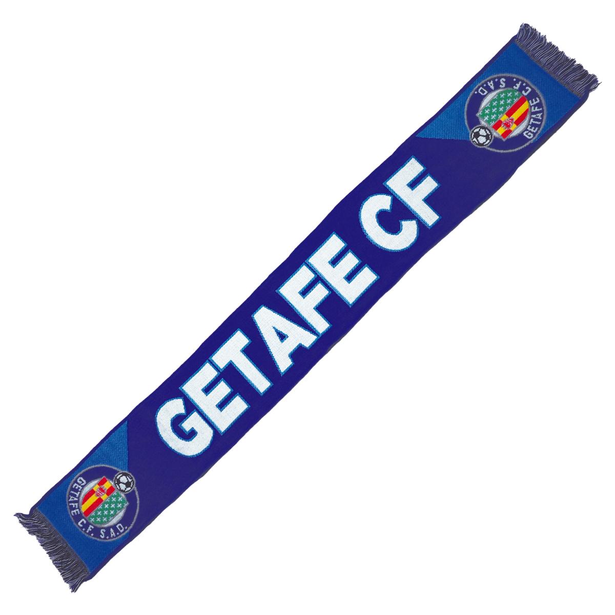 Bufanda "telar extremos azul claro"