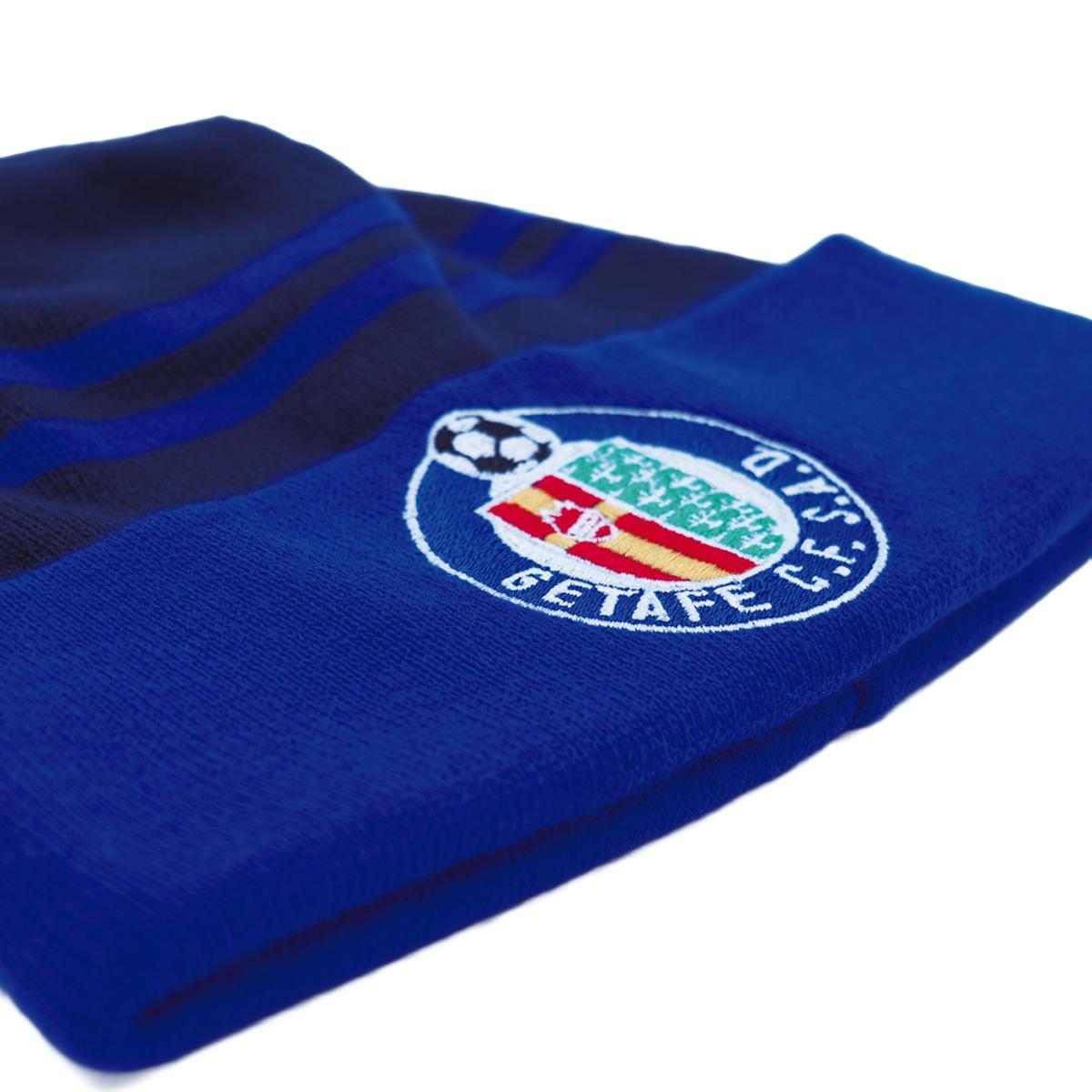 Gorro Azul Lana Escudo Bordado